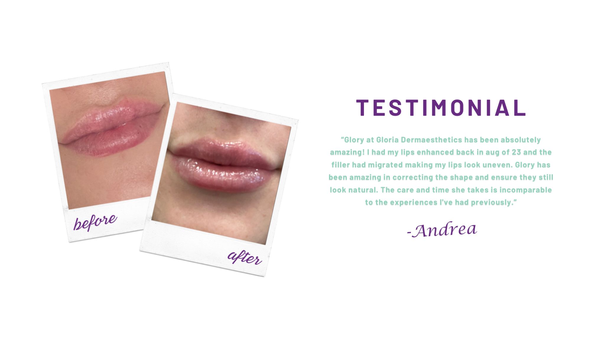 Andrea - Testimonial - Desktop